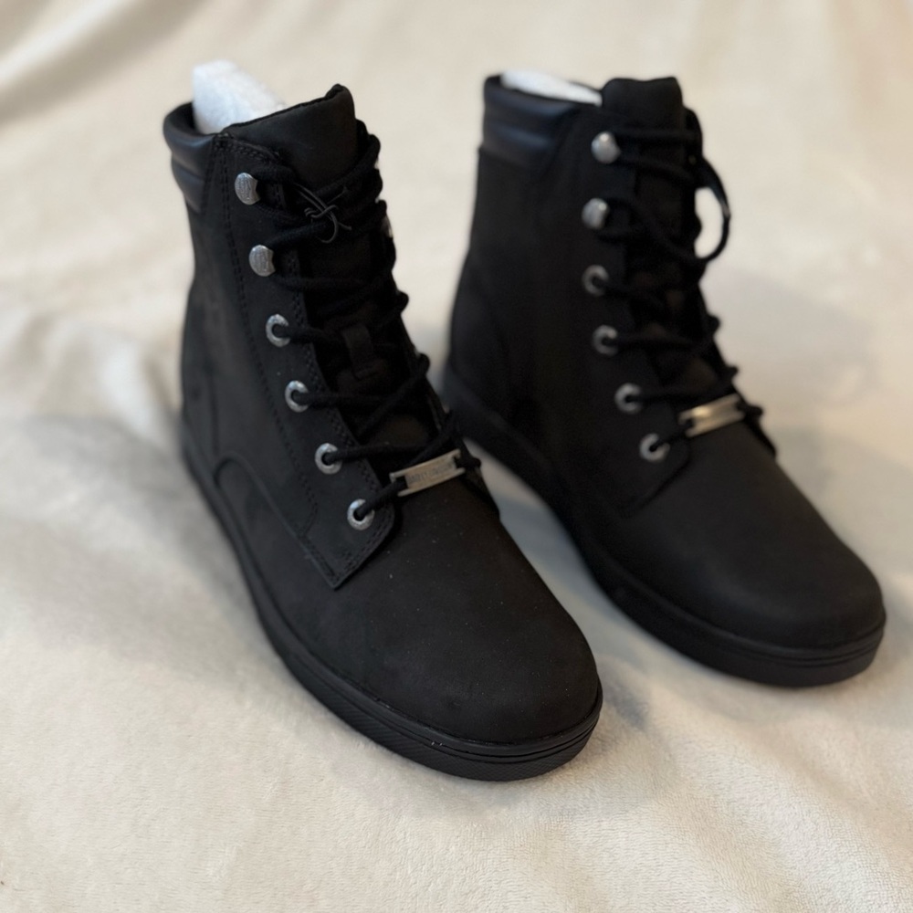 Harley-Davidson Black Motorcycle Boots - Picture 2 of 6